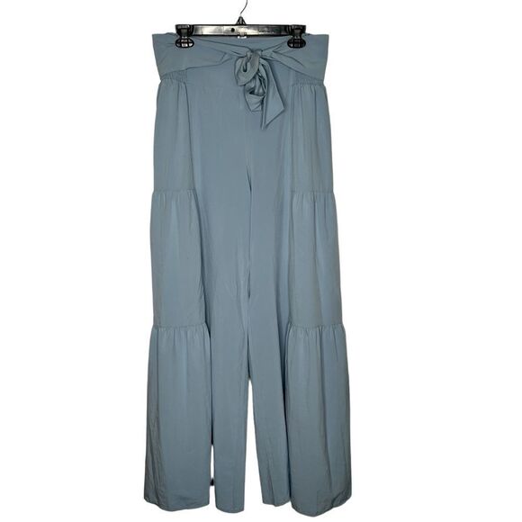 Halara Breezeful High Waisted Shirred Tie Front & Back Casual Pants Large NWT - Picture 7 of 16